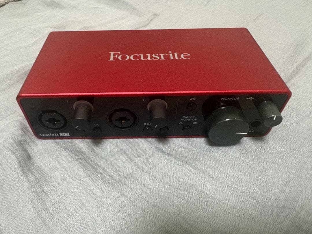 DTM・DAW Focusrite Scarlett 2i2 gen3