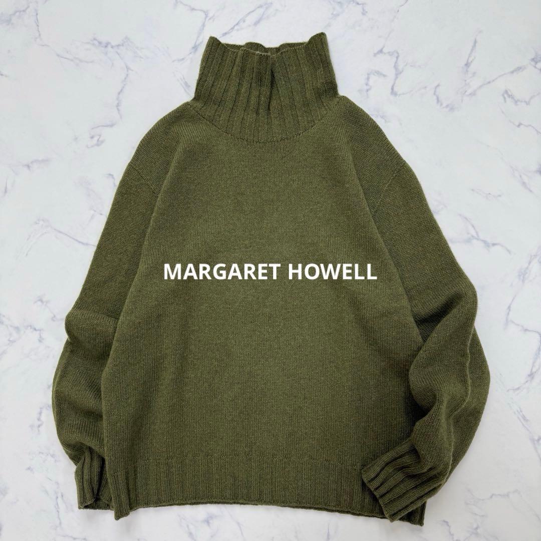 マーガレットハウエル ハイネックニット ウール カシミヤ - メルカリ