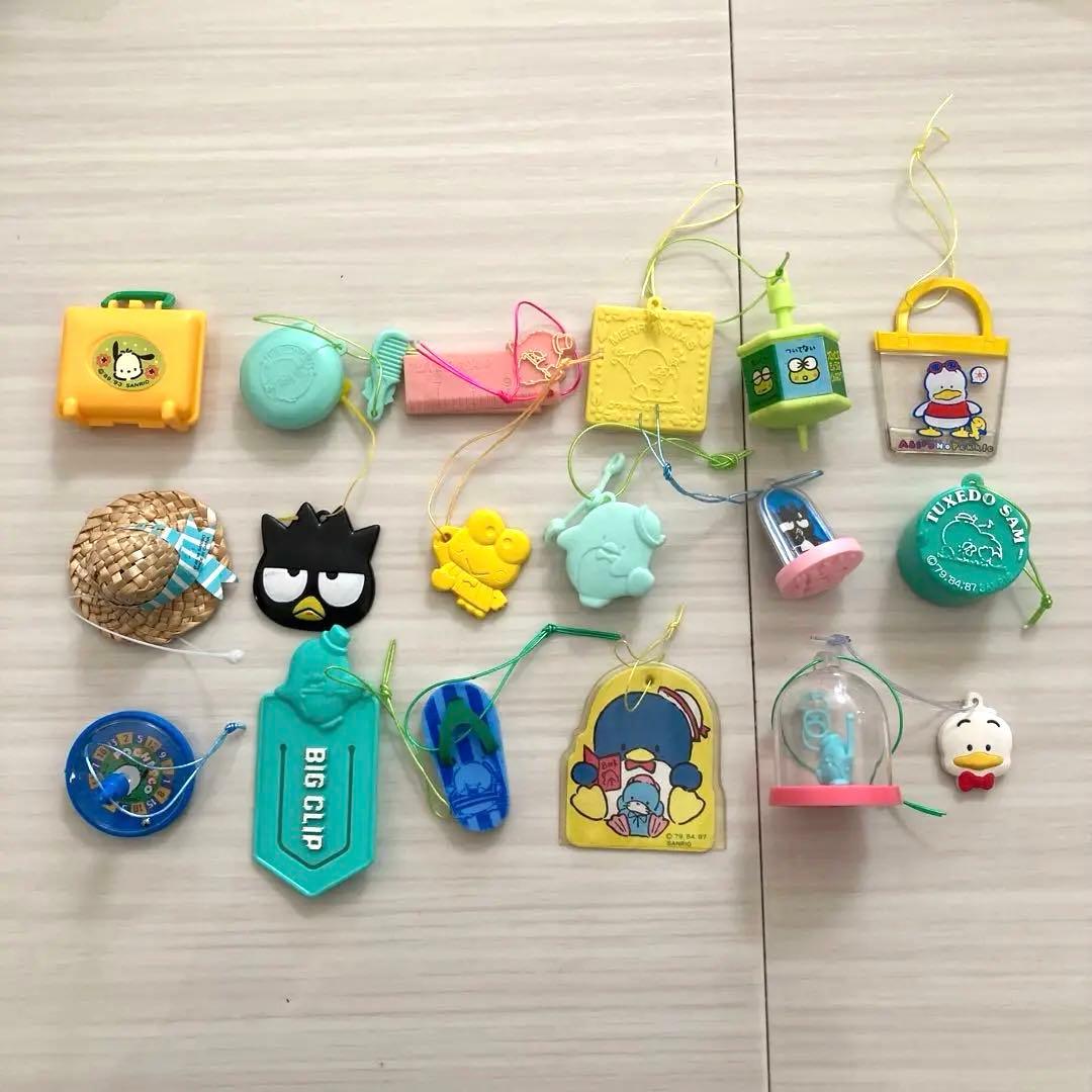 サンリオ　プレミアムマスコット　レトロ　タキシードサム　けろっぴ　ポチャッコ