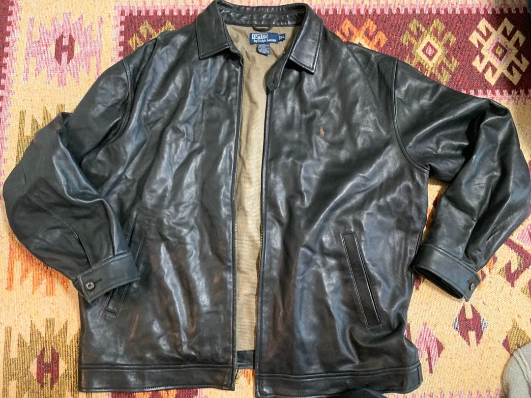 ジャケット・アウター Ralph Lauren lamb leather jacket