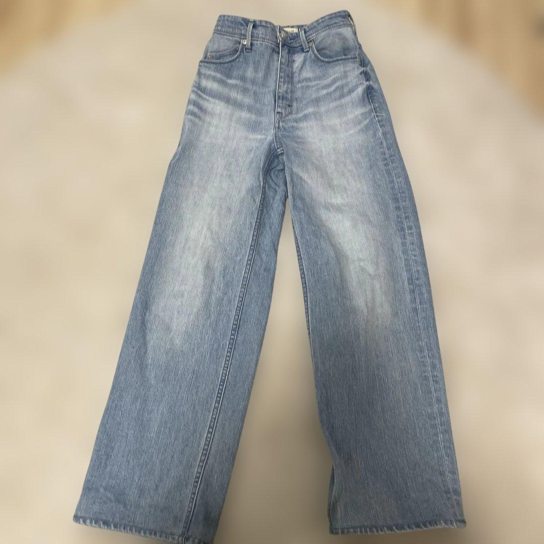 YANUK Lilithワイドレッグデニムパンツ　　21