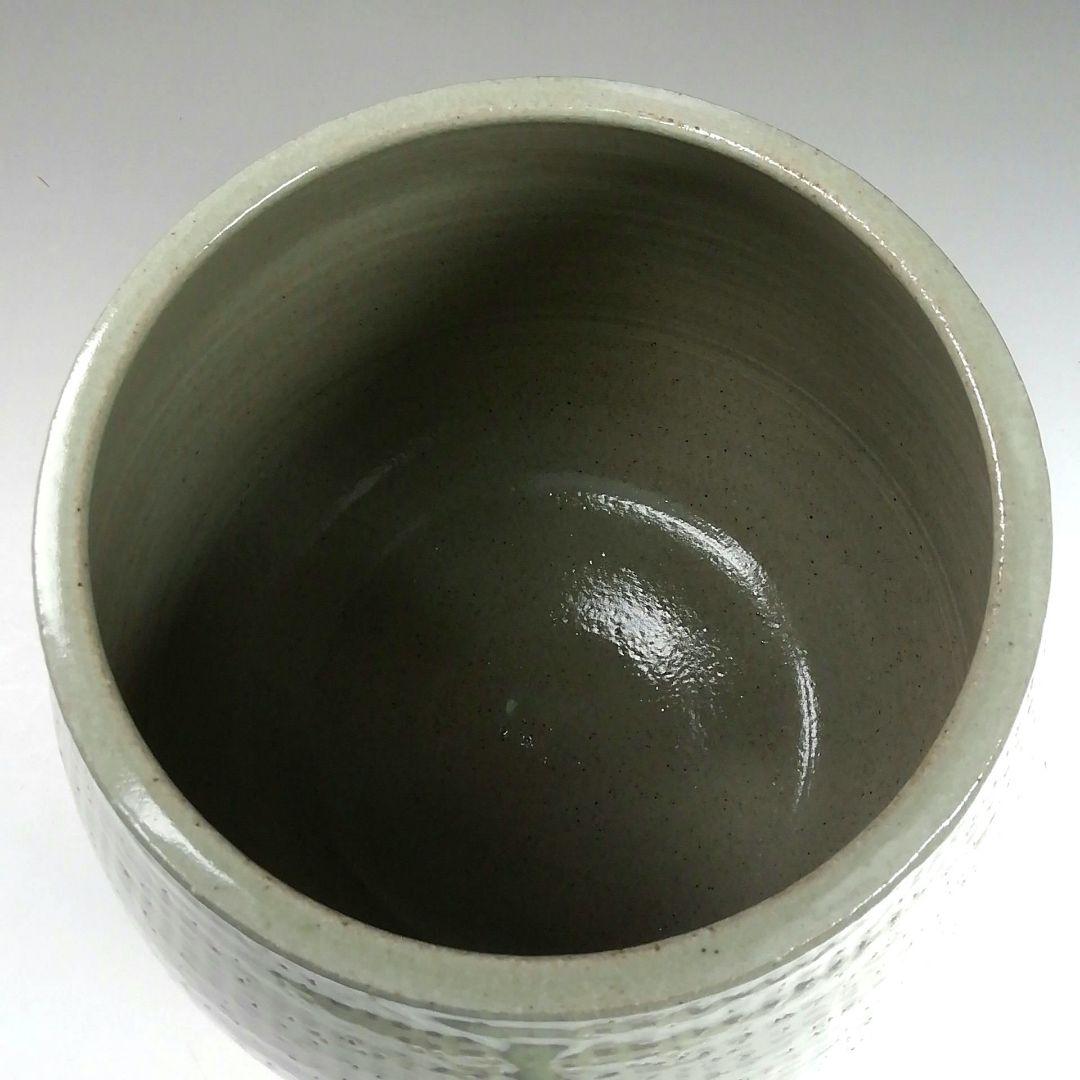 W151 水指 『阿漕焼』『三島芋頭 水指』『福森比路志』 共箱