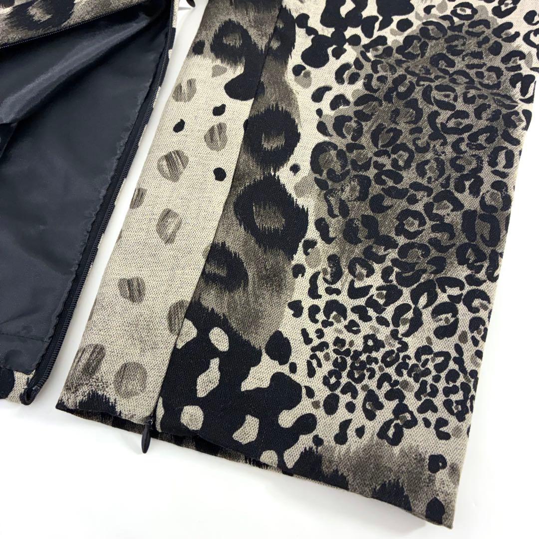 日本製 レオパード柄 パンツ y2k サイズ9 ダイアンホーン ヒョウ柄 豹
