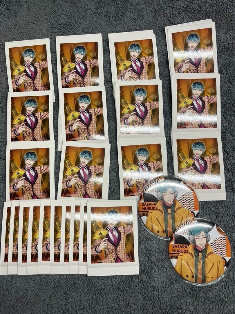 ヒプマイ 白膠木簓 パシャこれ140枚＆EW03缶バッジ2個セット - メルカリ