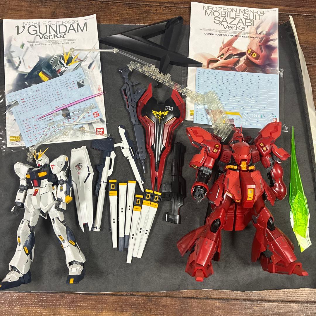 シ*グ様 ガンプラ（説明書付き）ジャンク品　MGνガンダム+サザビー　ver.K MG 1/100 MSN-04 サザビーVer.ka｜バンダイ ホビーサイト