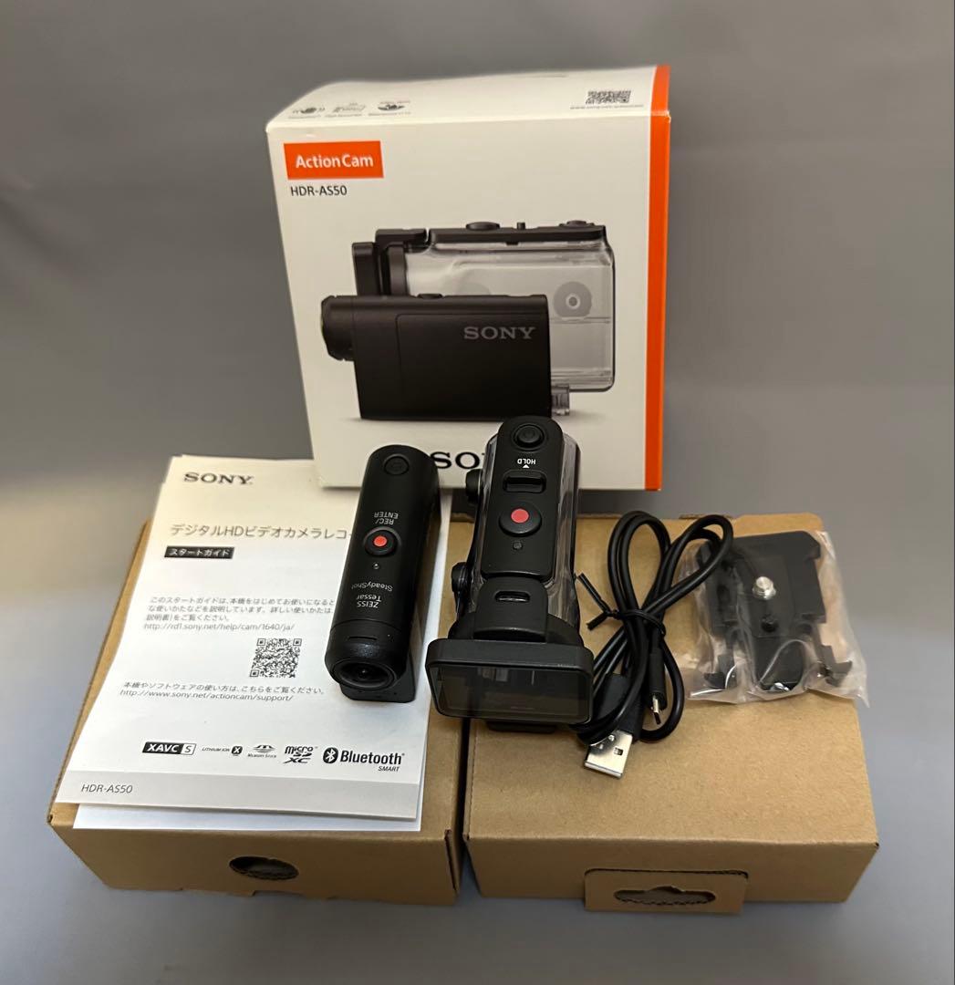 【中古】SONY HDR-AS50 アクションカメラと防水ケース