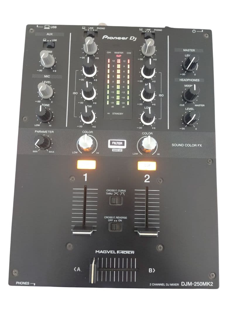 Pioneer DJ DJM-250MK2 2チャンネル DJミキサー　18年製 DJM-250MK2
