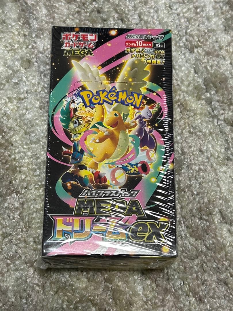 シュリンク付き　ポケモンカードゲーム　MEGA ドリームEX 1box