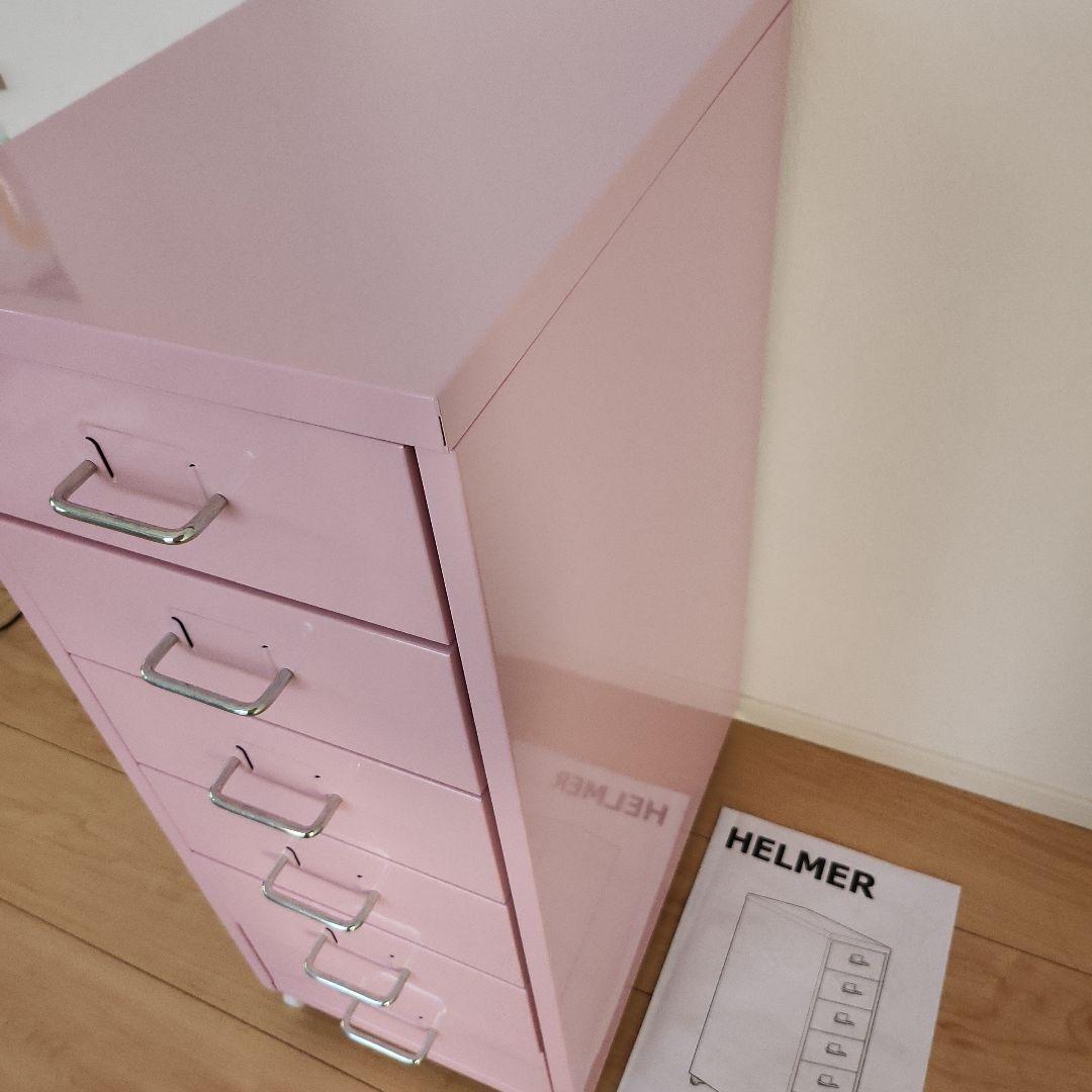 ねこ様専用】IKEA HELMER ピンク キッズチェスト 6段 - メルカリ