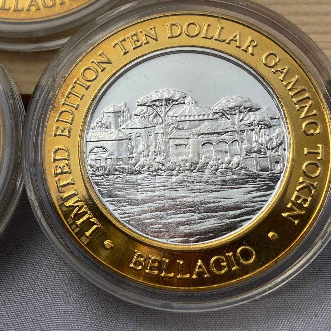 ラスベガス ベラージオ10ドルトークン 銀99.9％ p39 - メルカリ