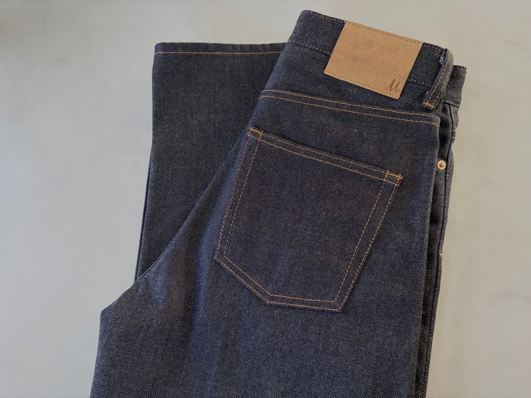 《新品》MilaOwenセルビッチ ワイドストレート デニムパンツ サイズ0