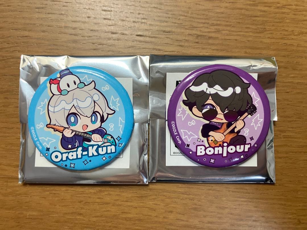 ドズル社 おらふくん ぼんじゅうる まねきねこ 缶バッジ SD - メルカリ