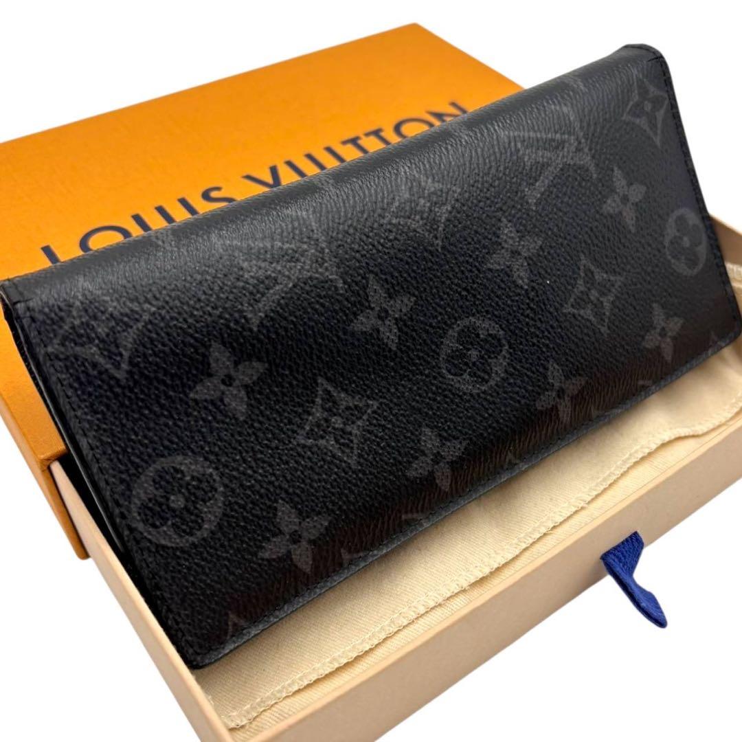 ルイヴィトン　モノグラム　エクリプス　ポルトフォイユ　ブラザ　長財布　292