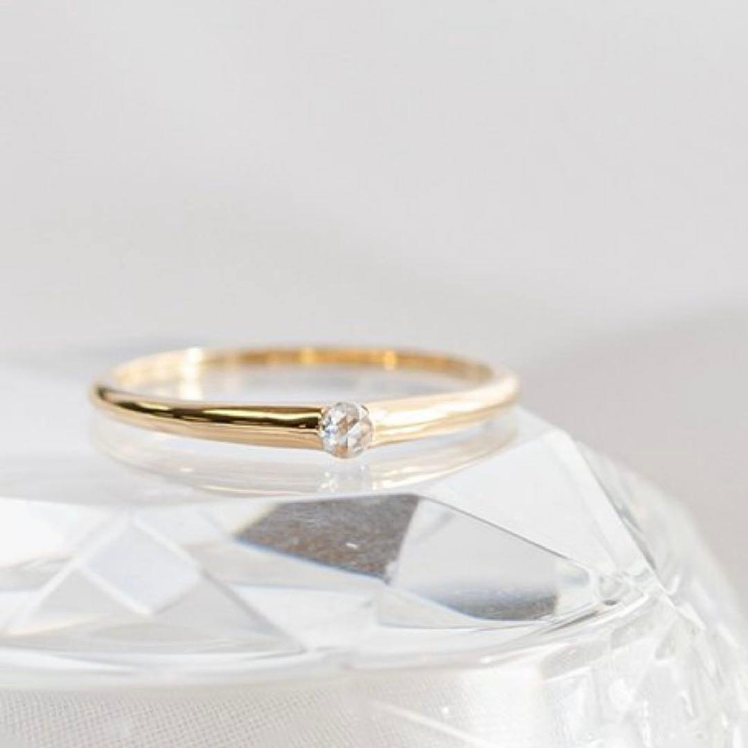 【限定品】ルアンナリング　ローズカットダイヤ　オレフィーチェ