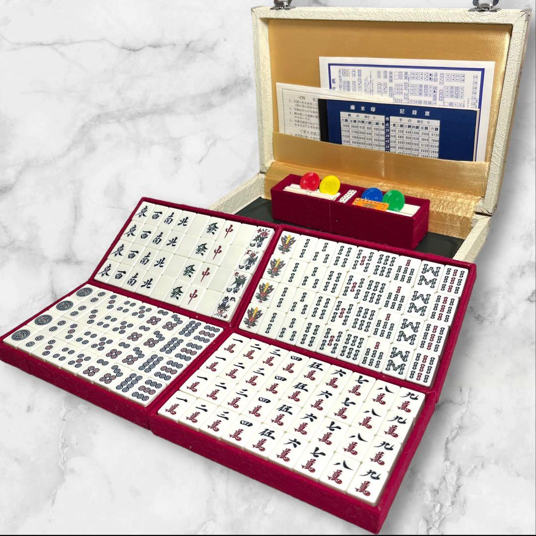 希少】 麻王印 一索 5本羽デザイン 背竹牌 - メルカリ