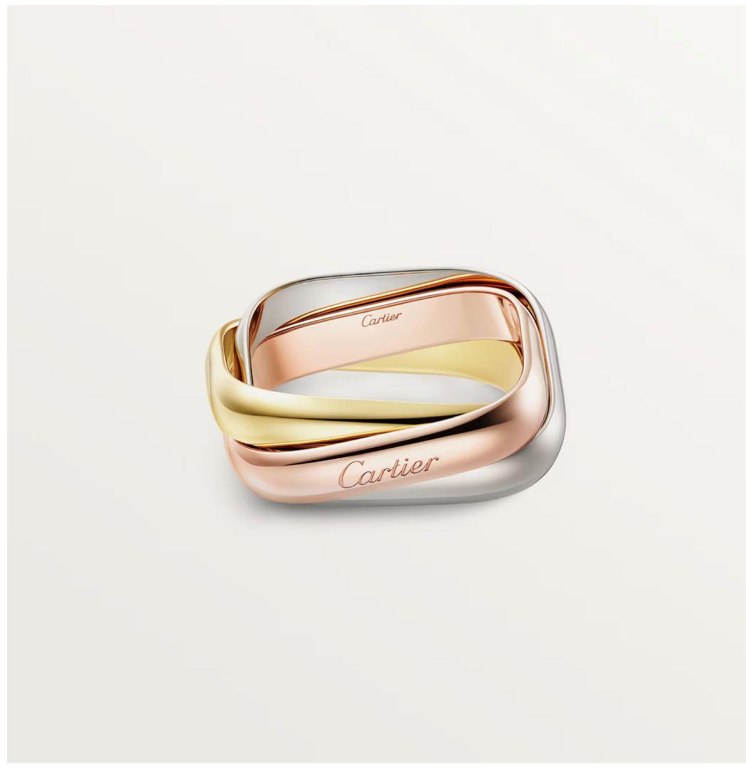 カルティエ　トリニティ クッション リング、クラシックモデル