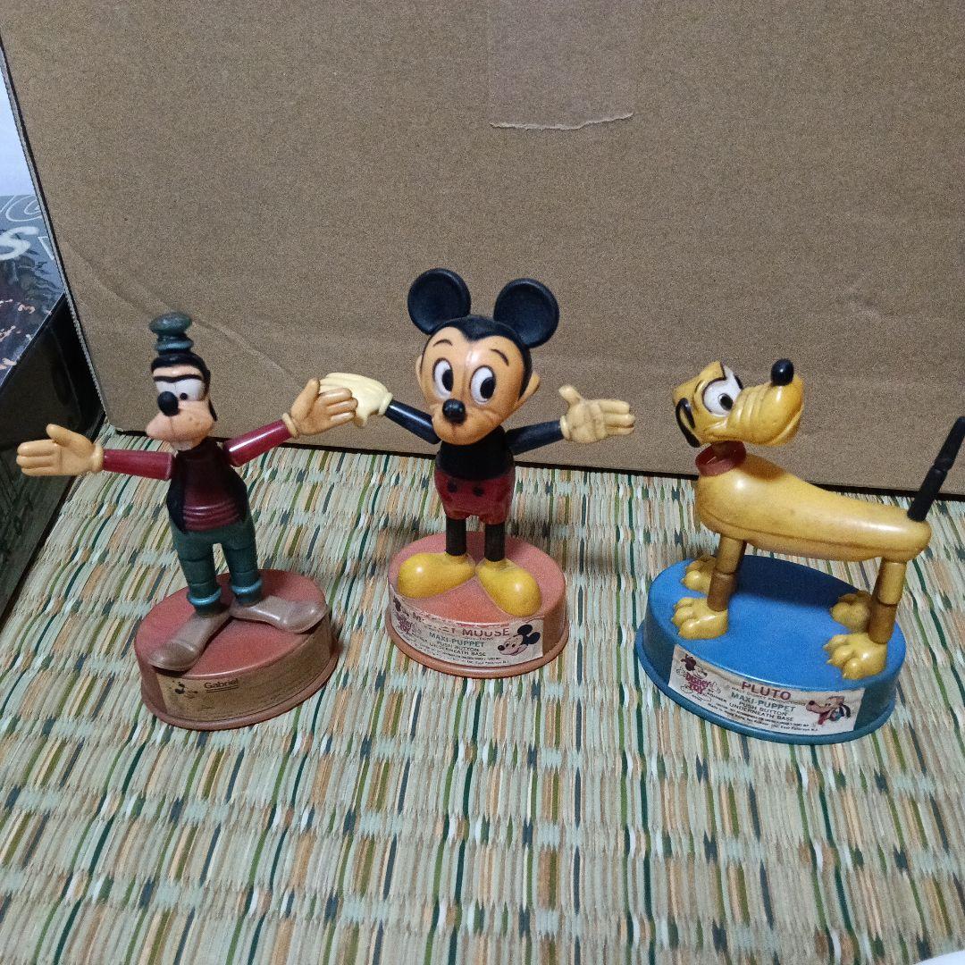 ディズニー パペット ミッキーマウス プルート グーフィー ヴィンテージ