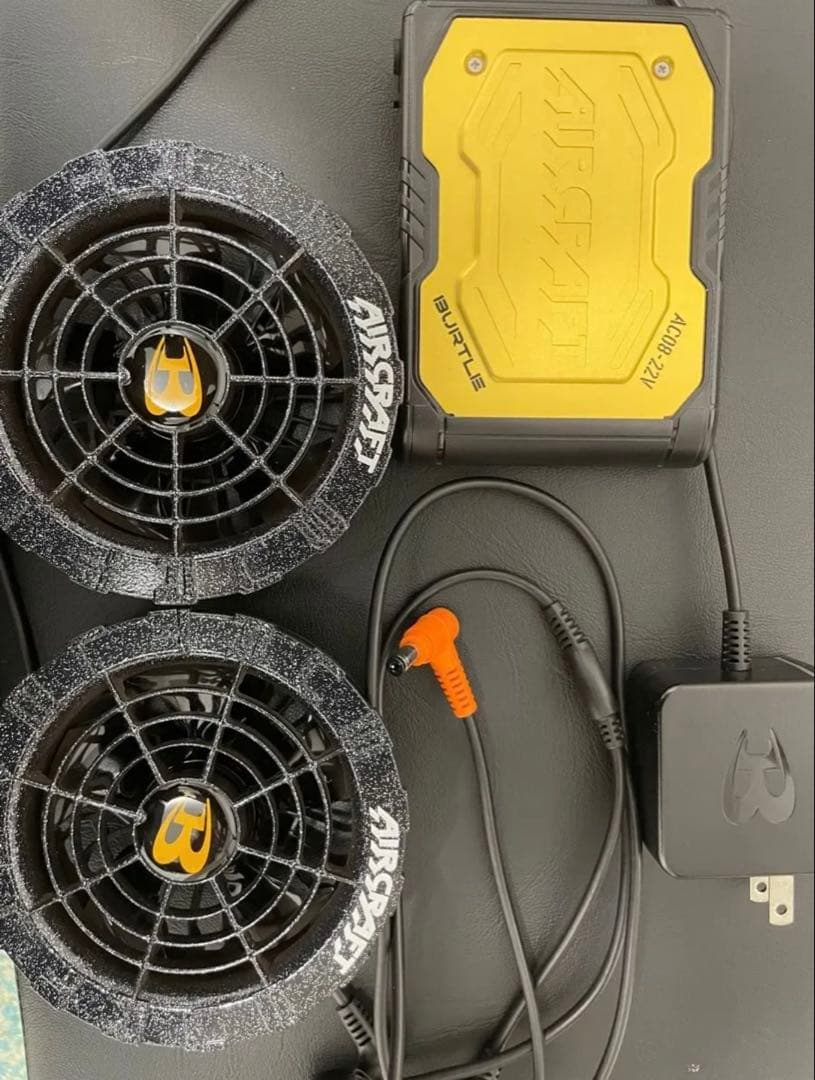 バートル カラーファン22Vバッテリーセット エアークラフト美品