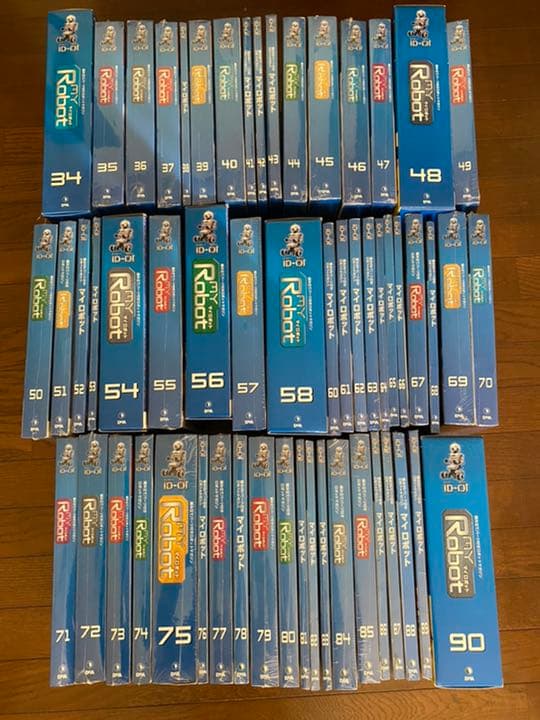 ディアゴスティーニ　週間マイロボット　No.34〜88 (No.59、72欠品)