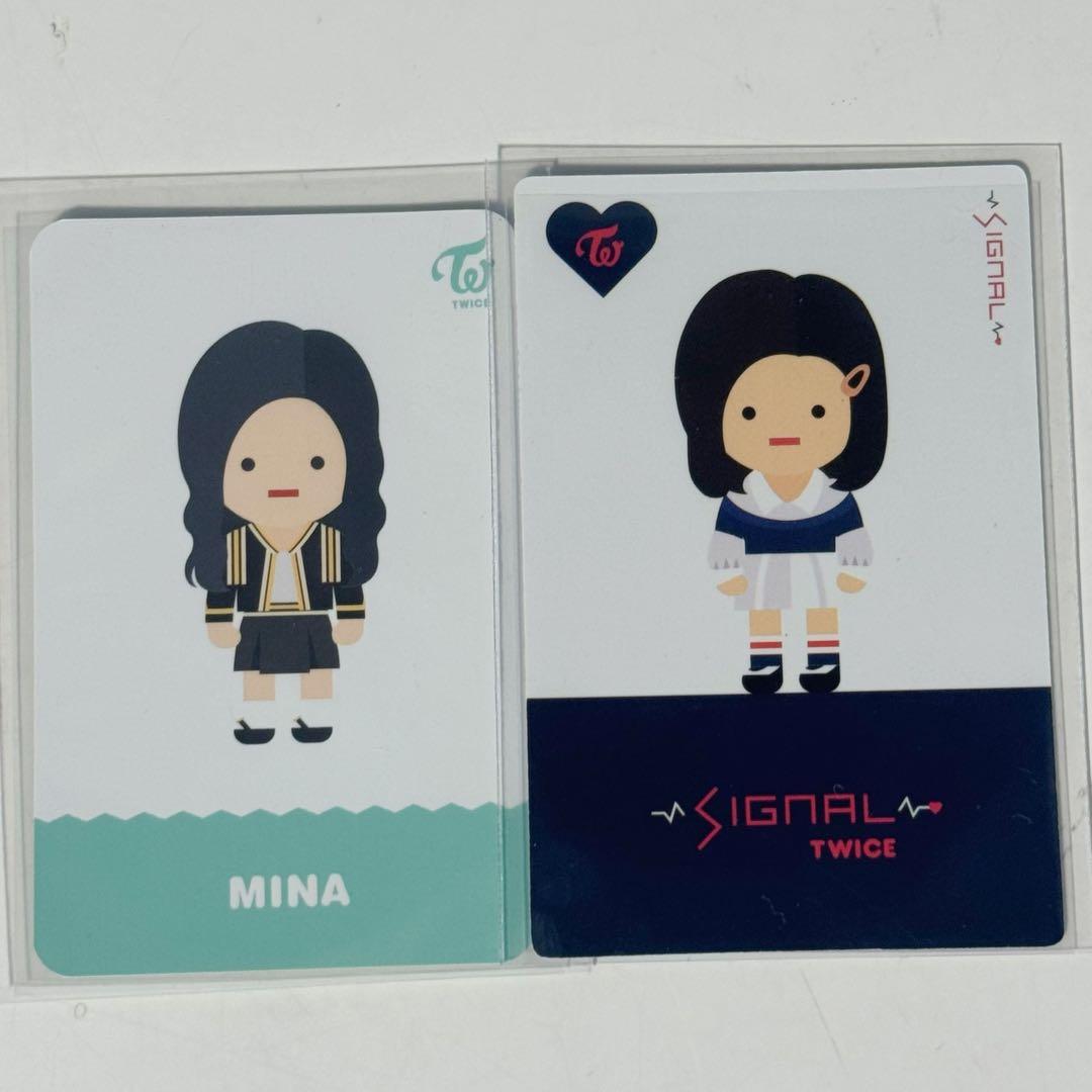 TWICE ミナ トゥドゥンイ トレカ セット ポップアップストア - メルカリ