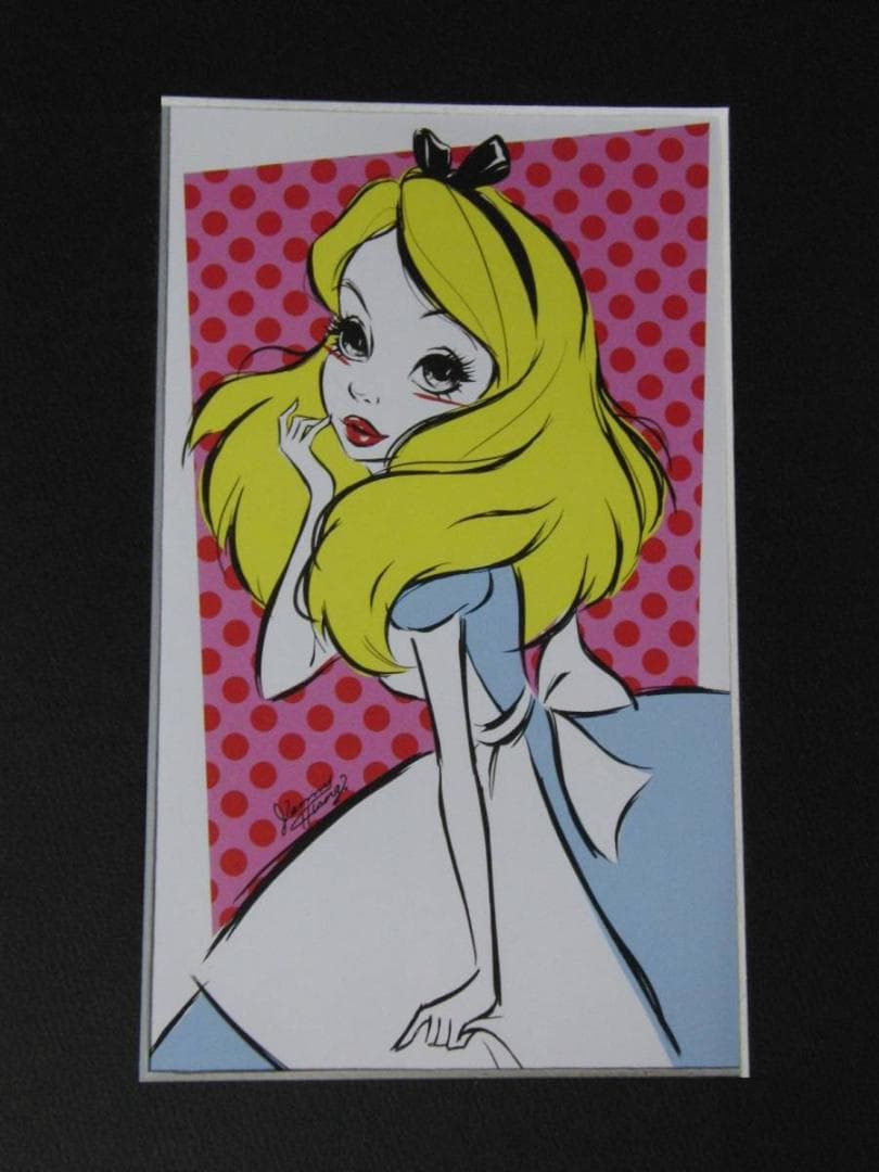 ジェニー・チャン、【Pop Alice】、希少な額装用画集より、状態良好