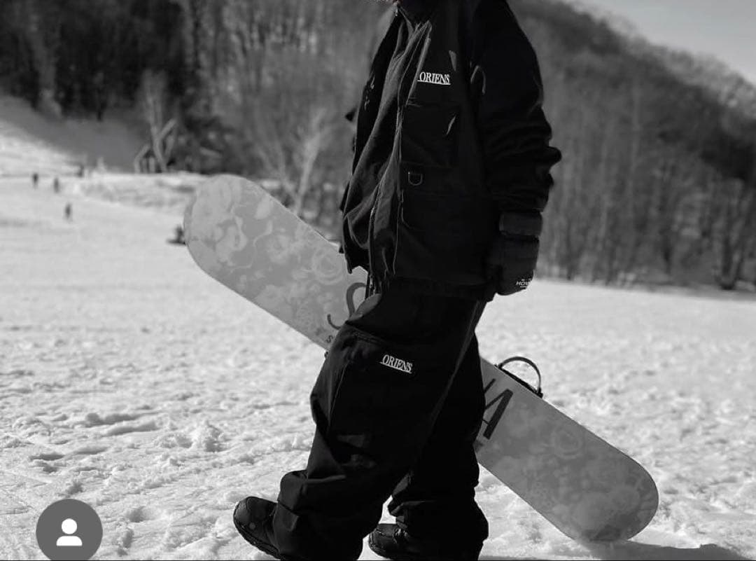 スノーボードパンツ　oriensブラック