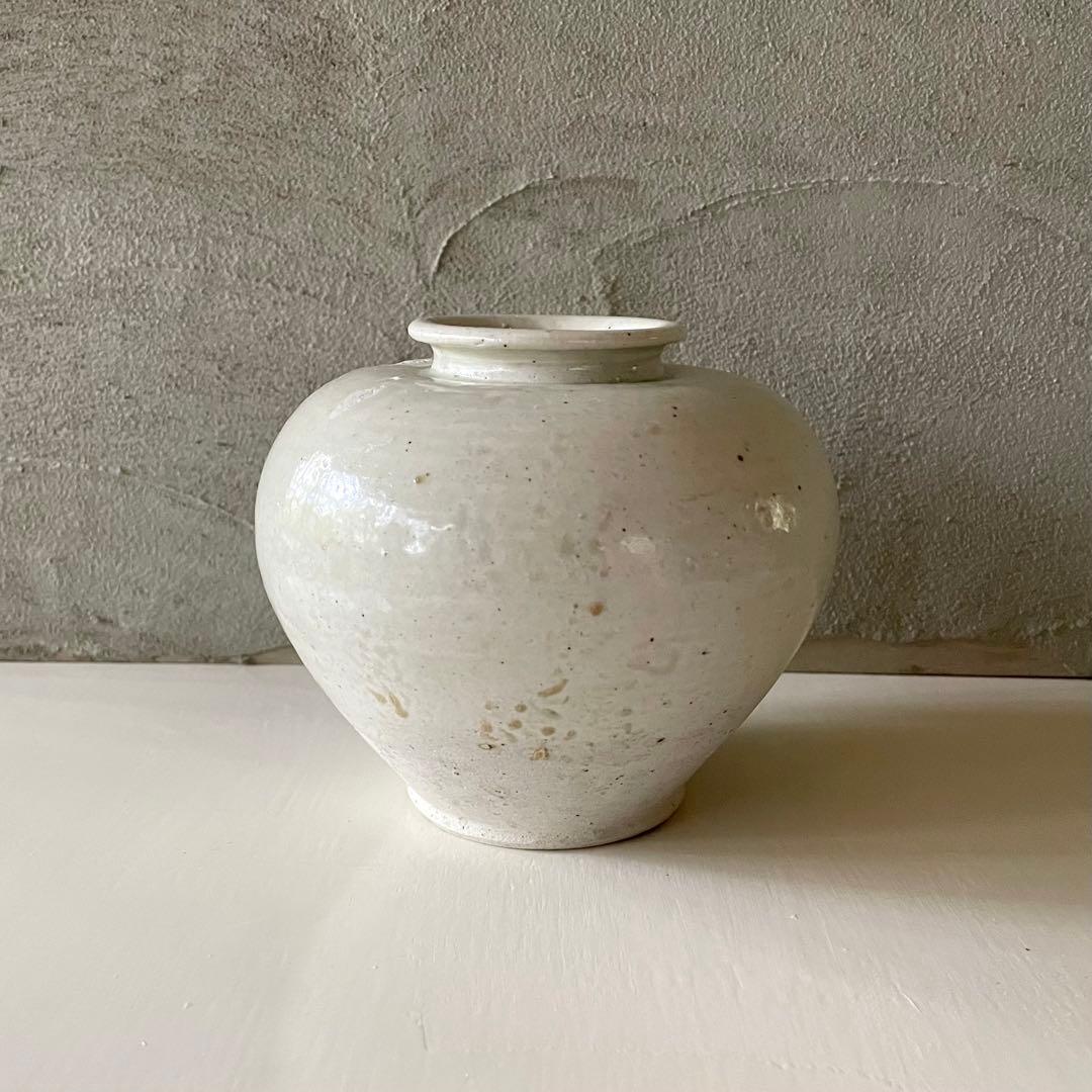 白磁 肩付壺 小壺 唐物 中国美術 中国古玩 唐代 高さ12㎝ 李朝 高麗 高麗青磁 辰砂 動物文壺 猫 鳥 高さ約24cm 李朝 陶磁器 韓国 朝鮮 美品