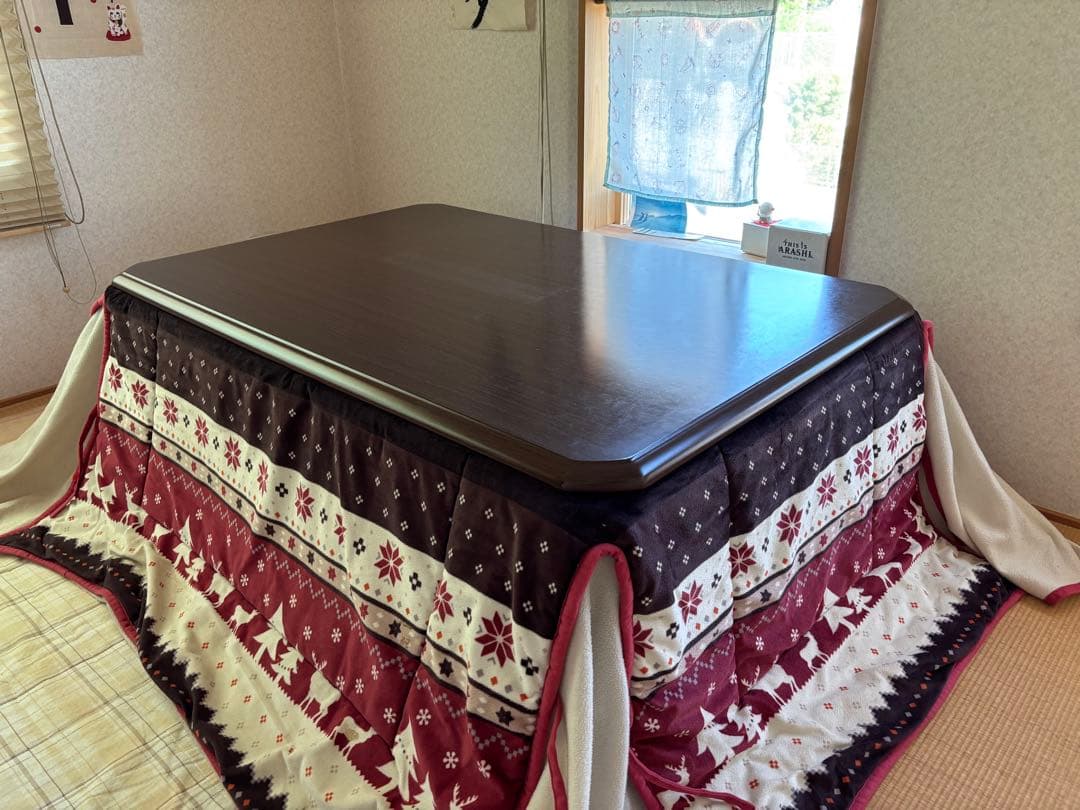 ダークブラウン こたつ