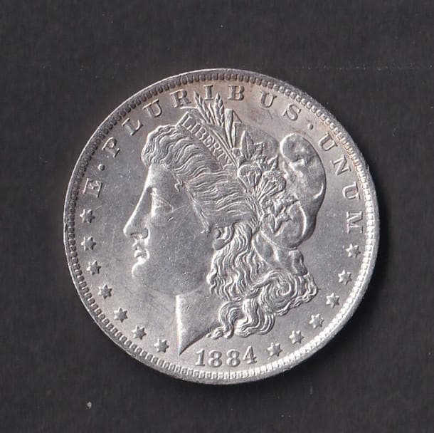 アメリカ　1ドル銀貨　モルガンダラー　1884年