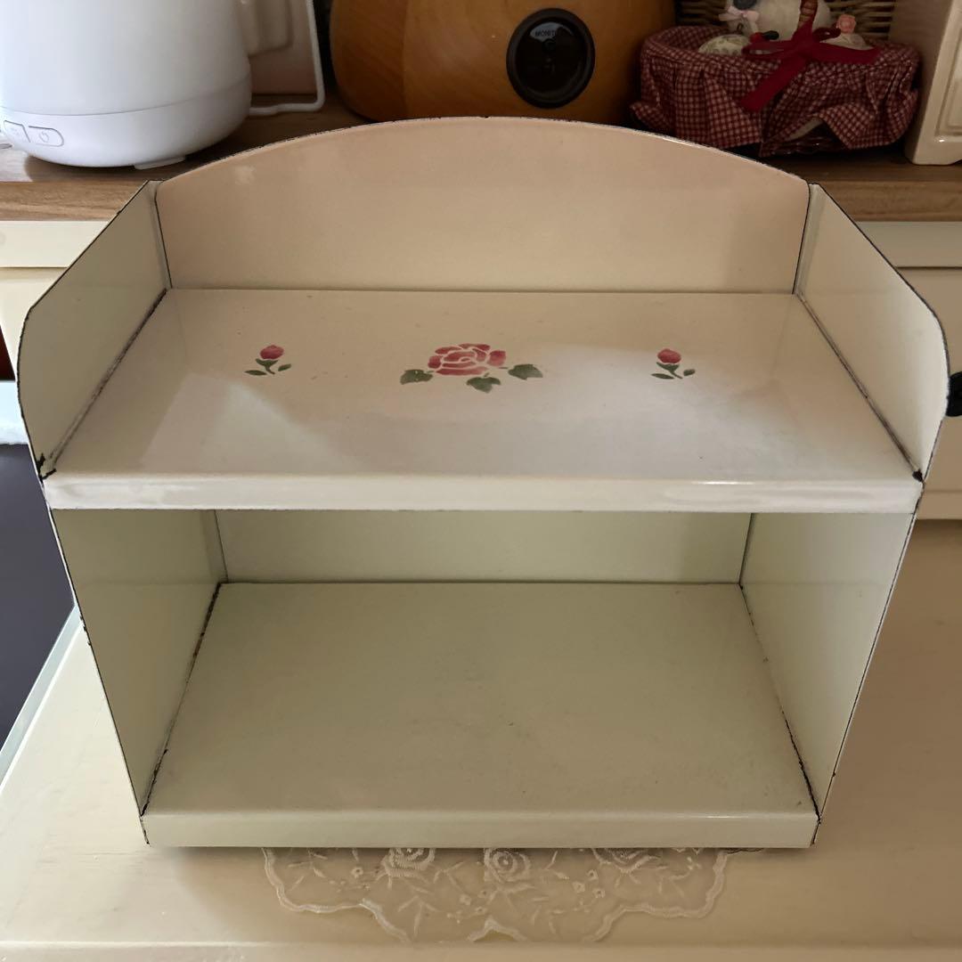 マニーローズ　ホーロー収納ラック