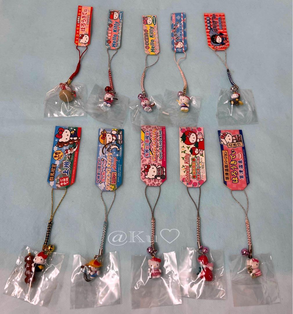【未使用】ご当地キティ 根付け ストラップ 10個セット 4