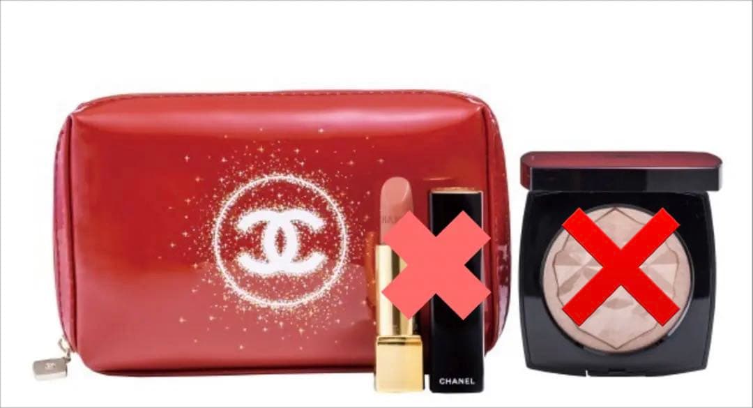 新品 伊勢丹 限定 CHANEL 赤ポーチ シャネル ノベルティ 2022 ホリデー限定 クリスマス コフレポーチ