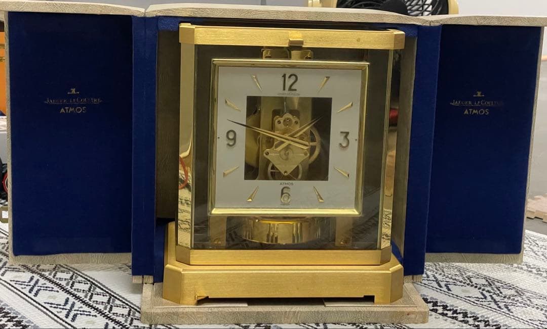 ジャガールクルト アトモス置 時計空気時計 現状品（止まっています） JAEGER-LECOULTRE（ジャガー・ルクルト） 送料無料 ◇ アトモス 機械式