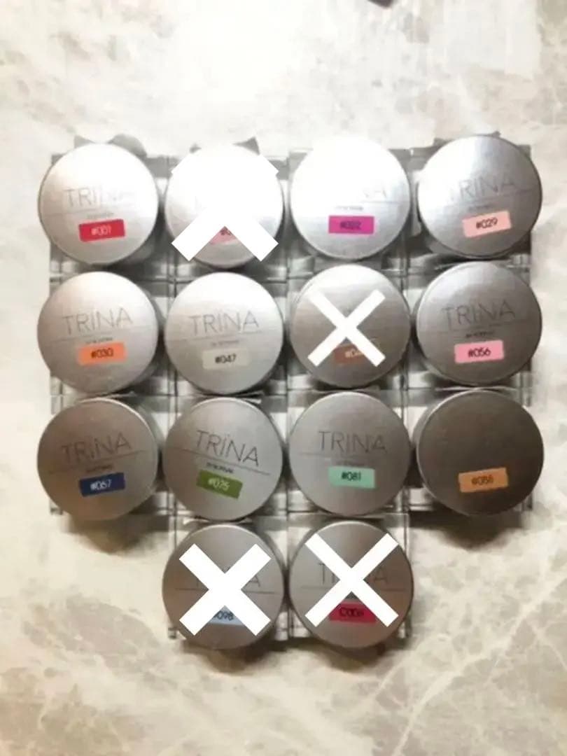 新品未使用 TRINA トリネ カラージェル 10色SET