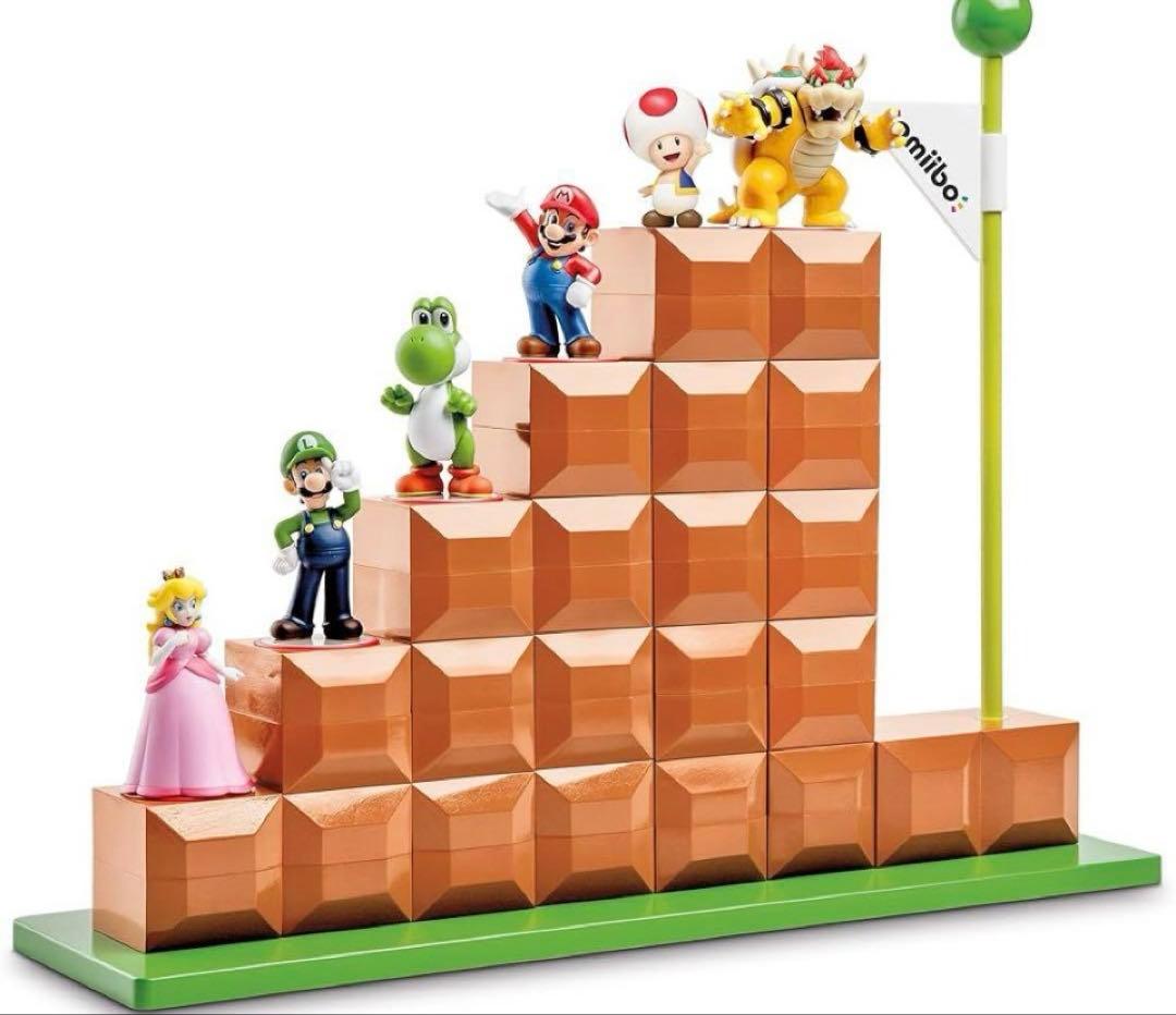 海外限定品　amiibo マリオ ゴールフラッグ スタンド ディスプレイ　希少品