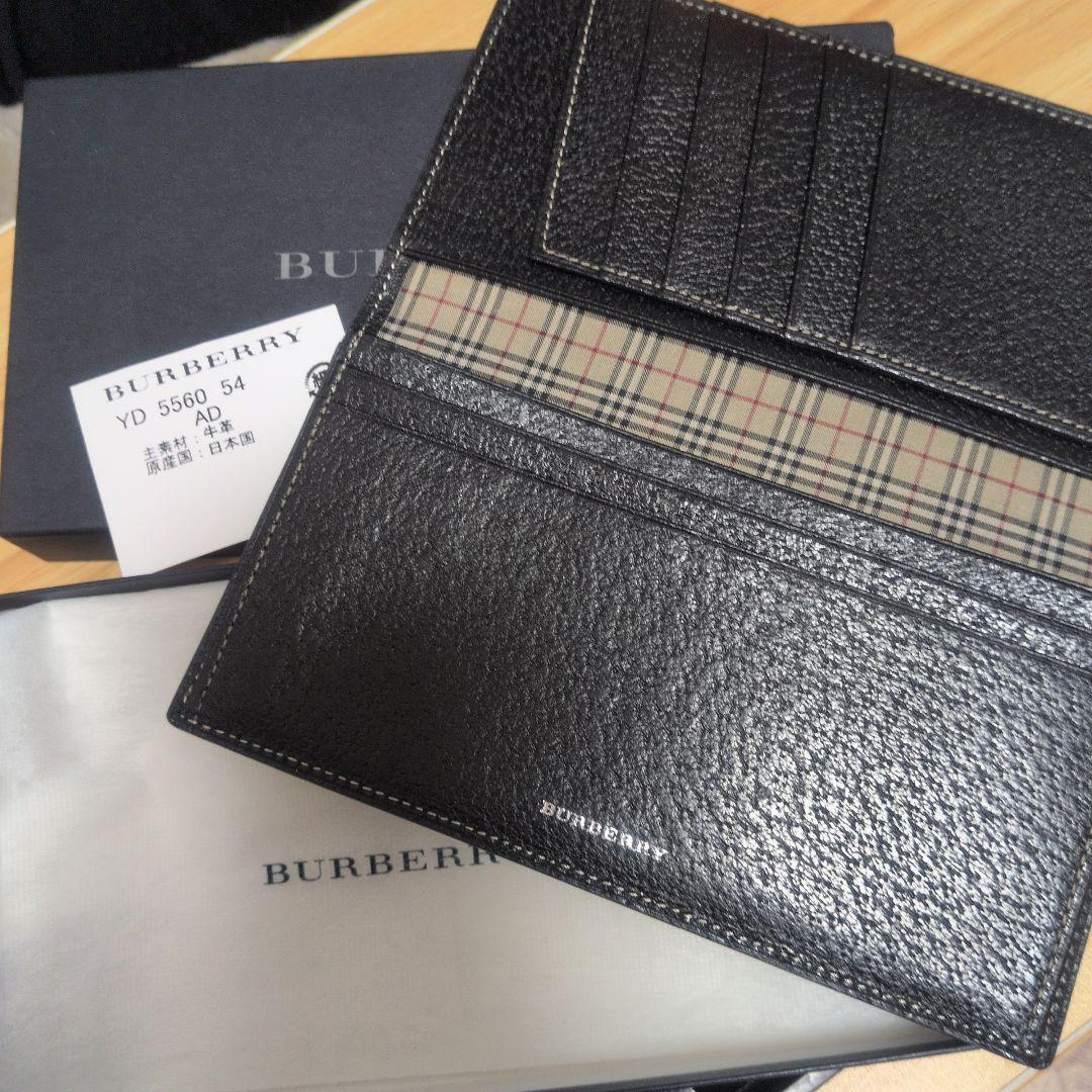 BURBERRYの長財布(BLACK)