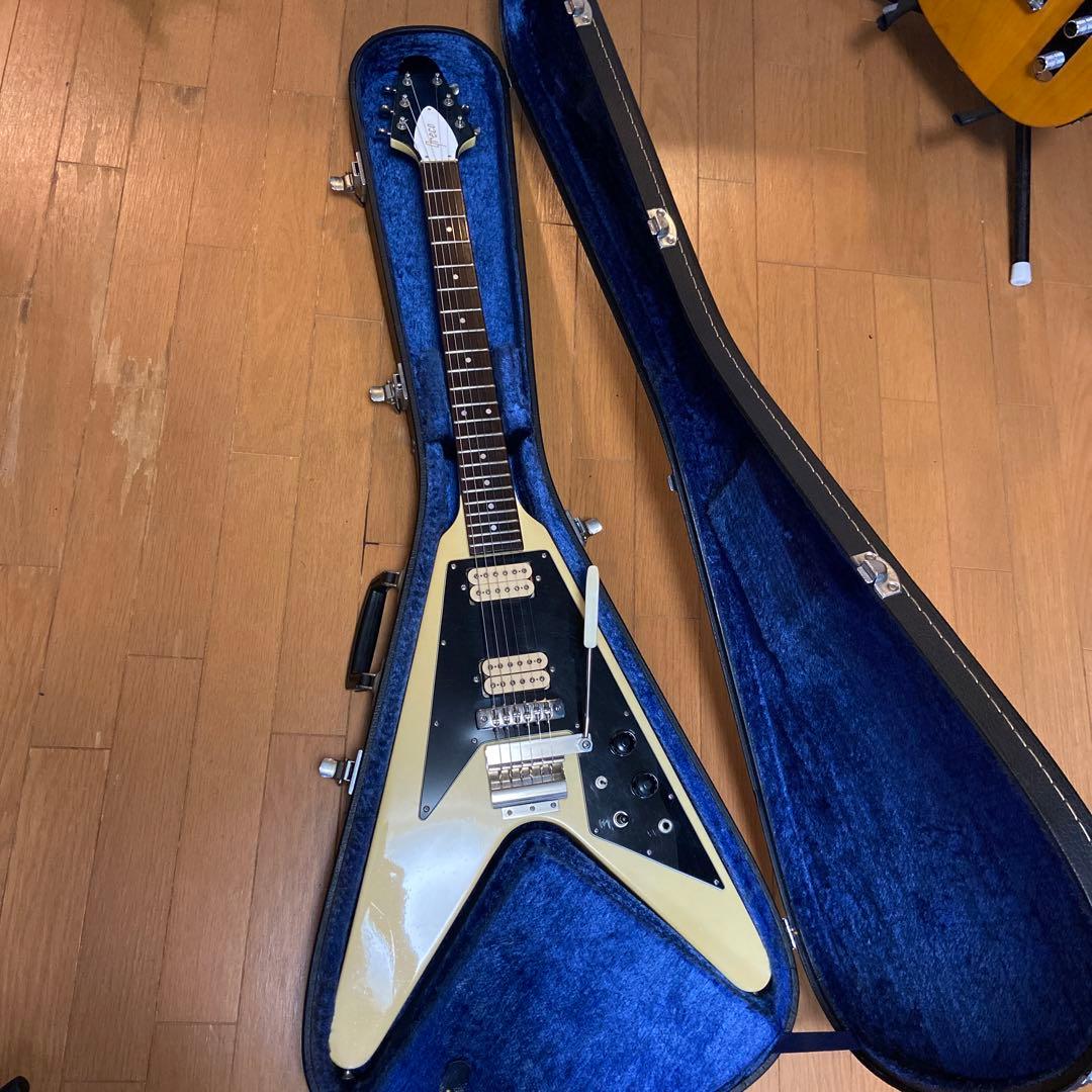 USED】Greco フライングV バイブラーロ（板バネ）搭載 - メルカリ