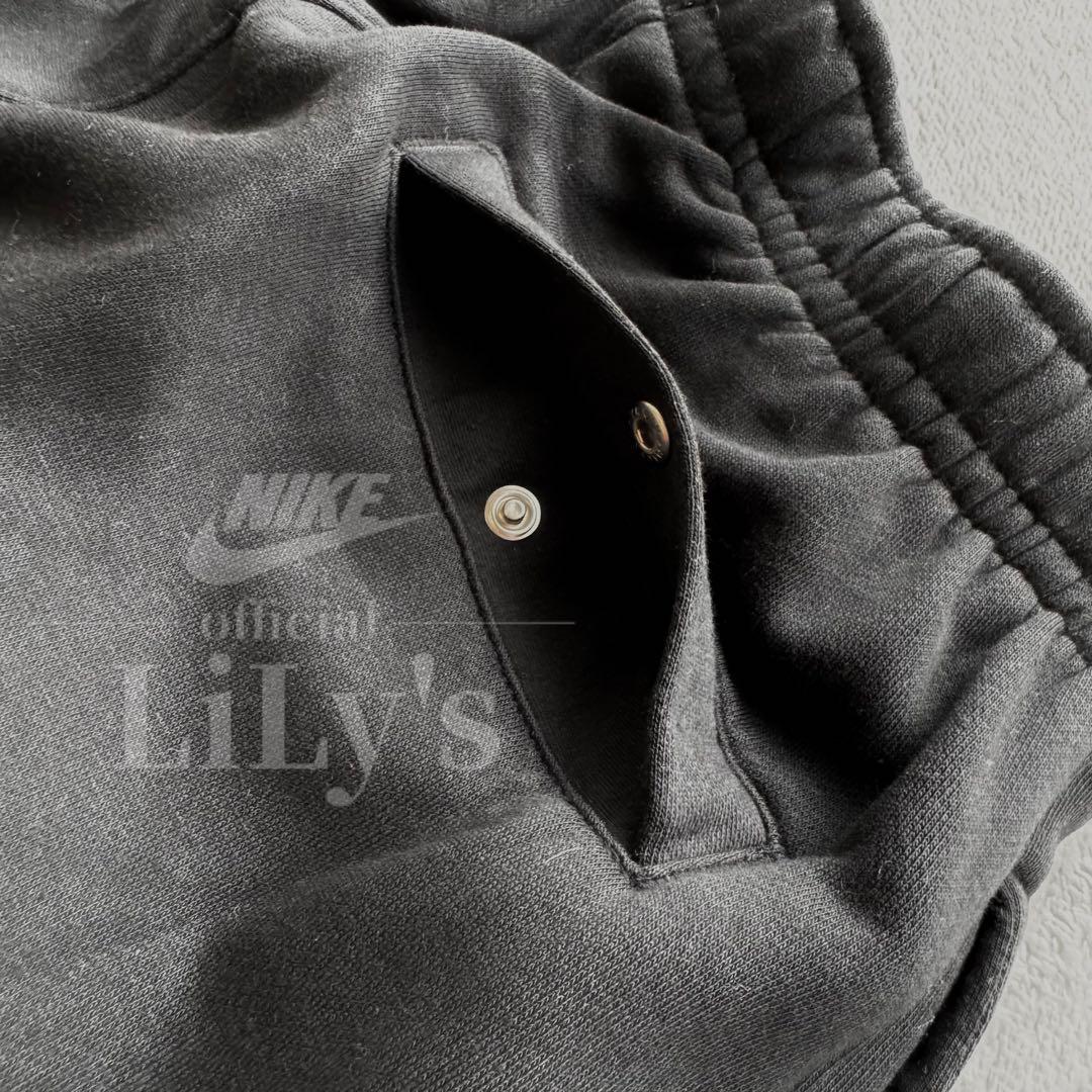 新品 NIKE上下セットアップ 黒 L ブラック オレンジ ナイキ ス