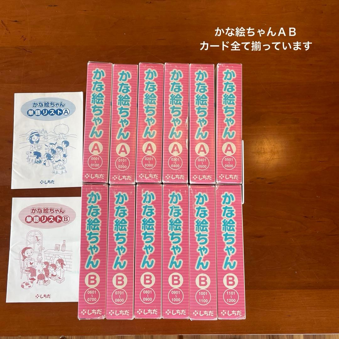 【七田式】かな絵ちゃん　Ａ・Ｂセット