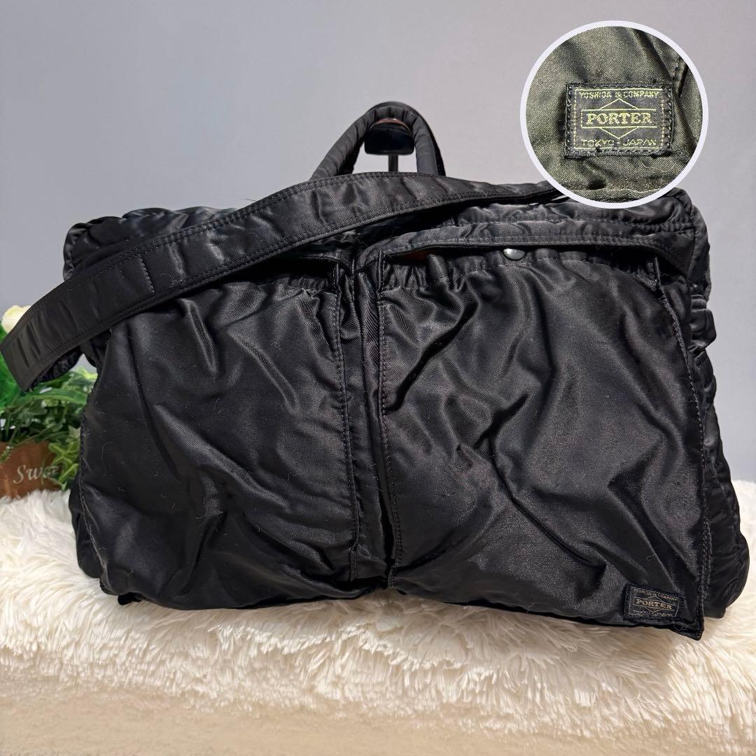 【人気】PORTER ポーター タンカー ボストンバッグ ブラック 2way