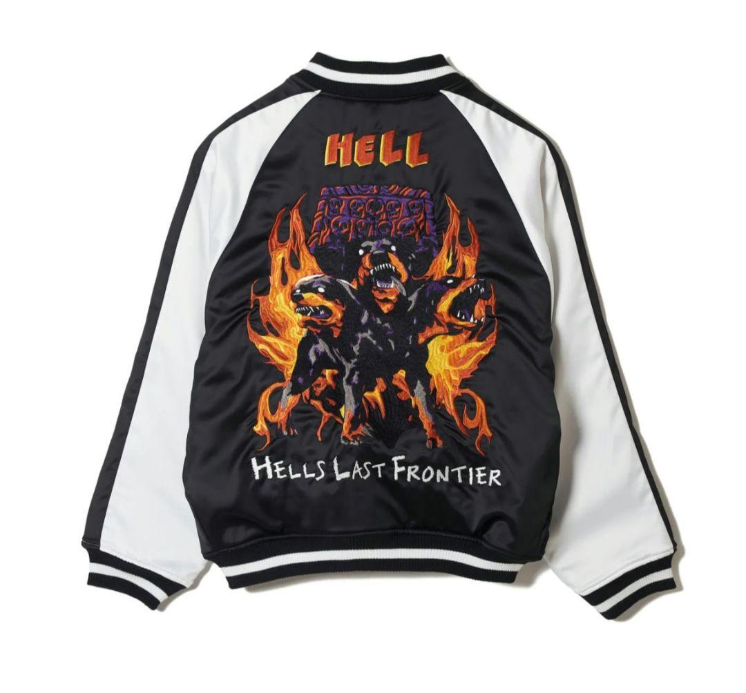 【期間限定価格】定価約7万円 新品 MAYO リバーシブル スカ/スタジャン 極美品 ワンピース エース リバーシブル スカジャン M ブラック 白ひげ