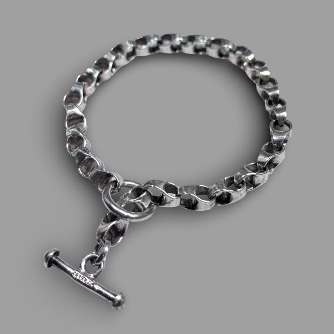 アクセサリー 90s VERSANI link chain silver bracelet