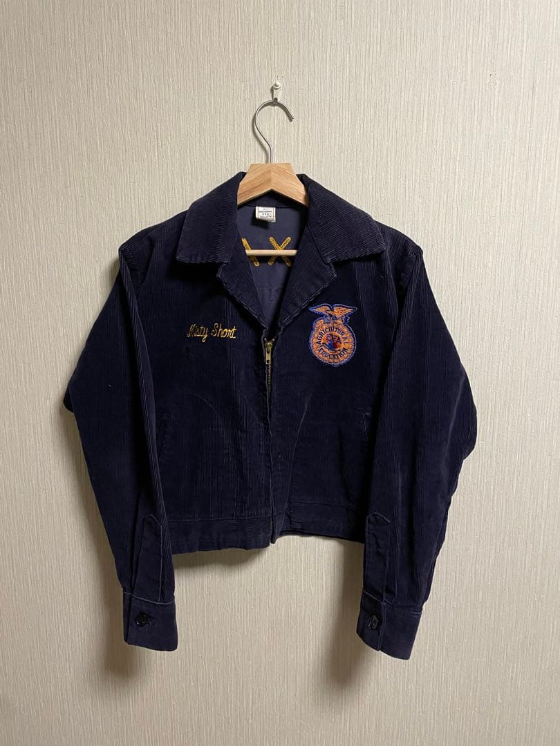 【希少サイズ36】FFAジャケット TEXAS 濃紺 ヴィンテージ コーデュロイ