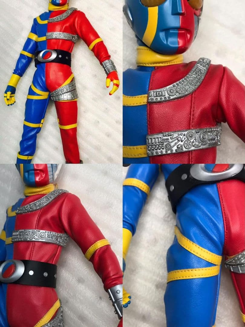 在庫最後 超高精密 ＲＡＨ人造人間キカイダー 1/6 用 自作着せ替え合皮スーツ