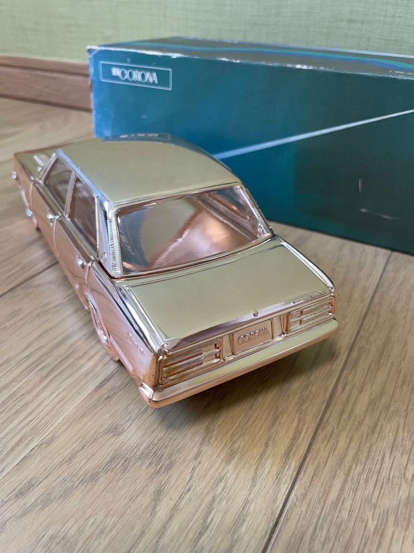 美品トヨタ コロナ メタル製 ゴールド シガレットケース ノベルティ