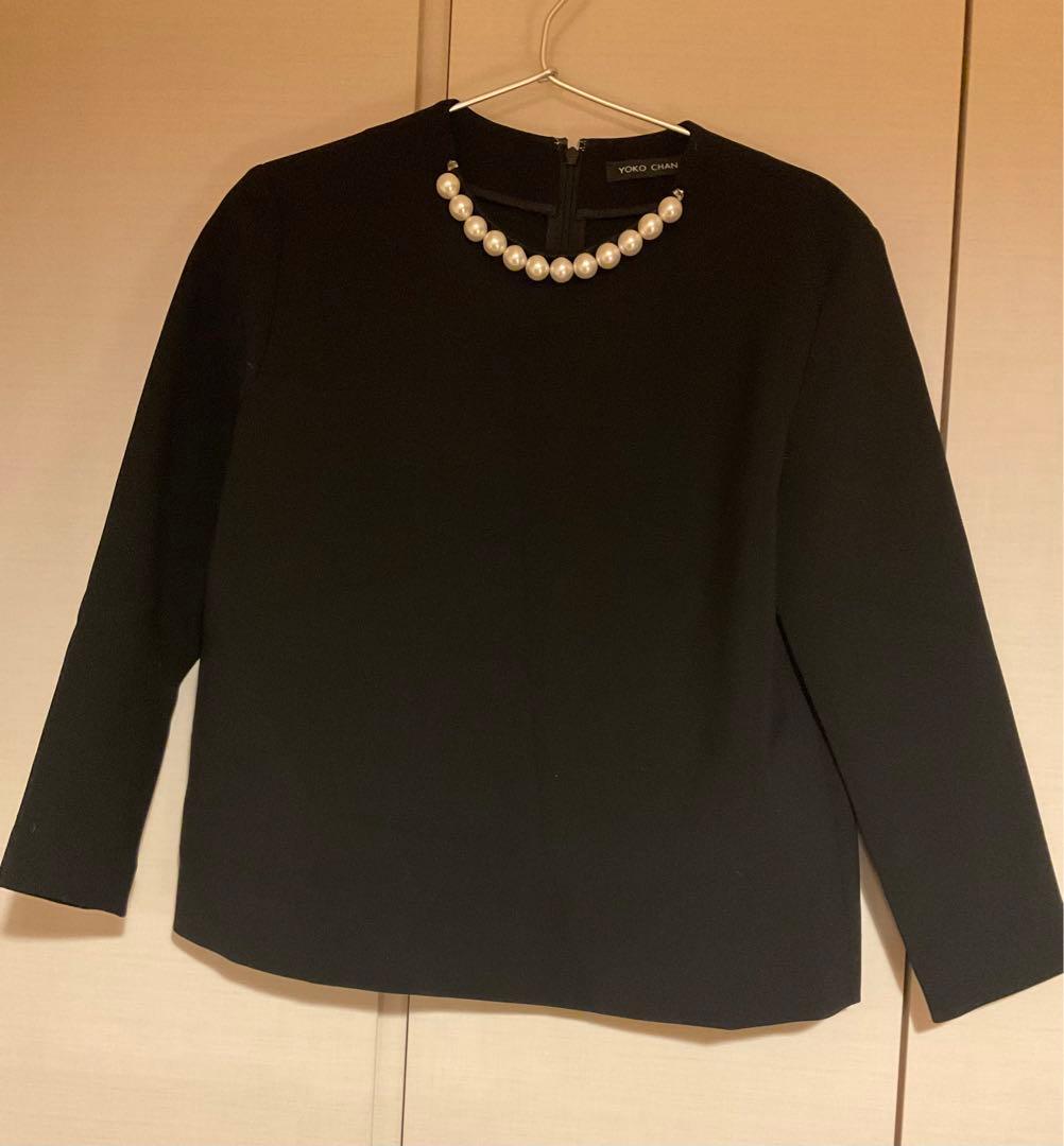 YOKO CHAN パールブラウス