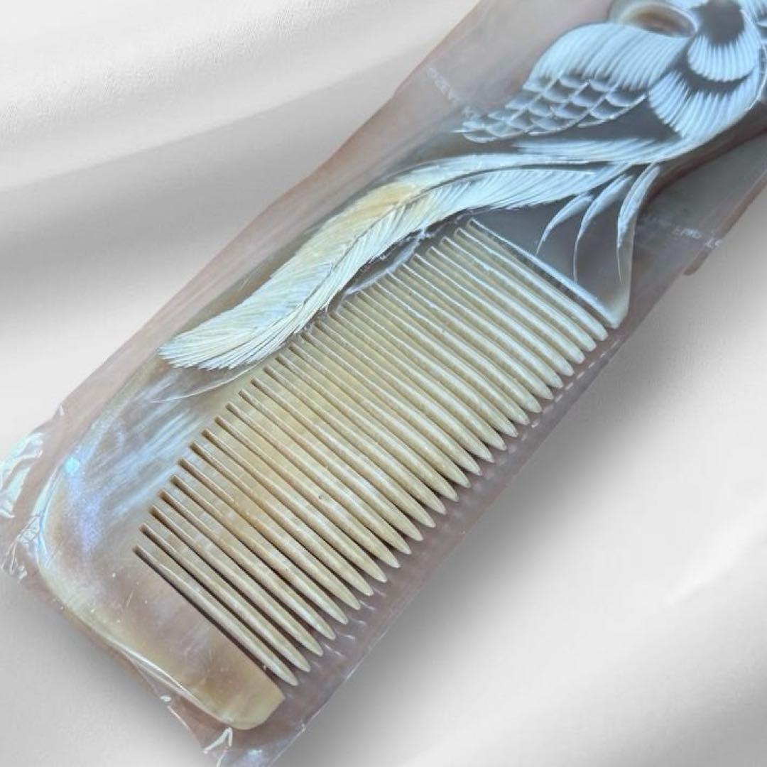 新品未使用】水牛角バッファローホーン/櫛 - メルカリ