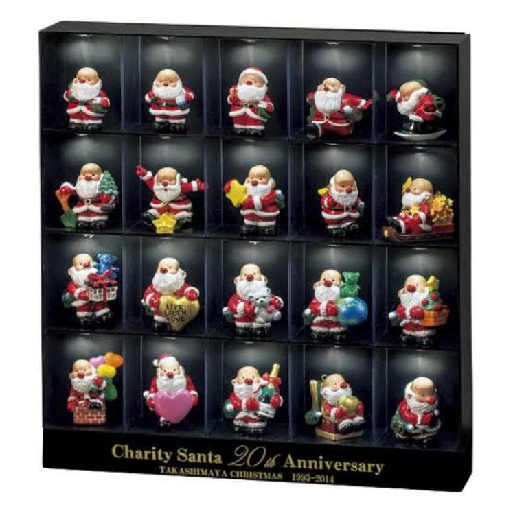 【完品】チャリティーサンタ 20周年記念セット（LED照明BOX付き）高島屋