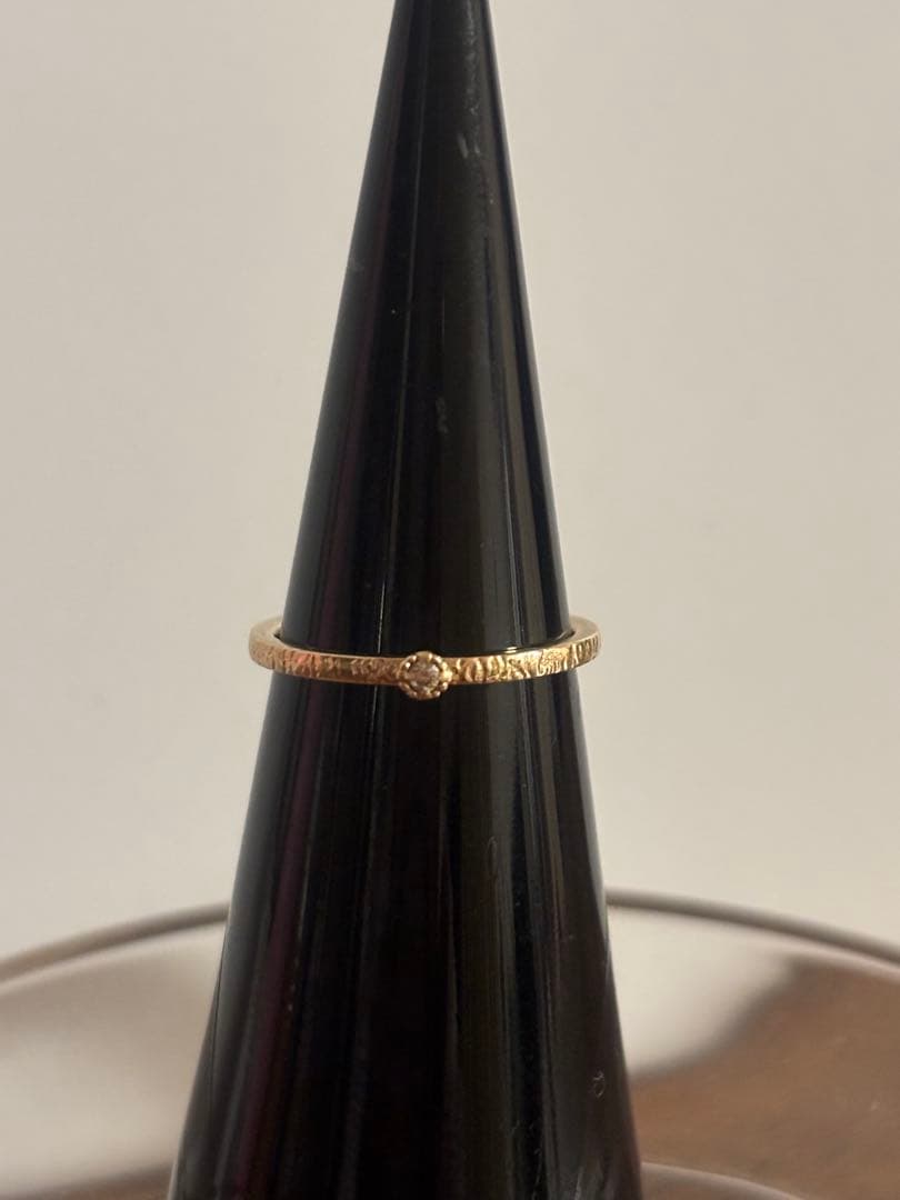 agete10Kゴールドリング、サイズ3