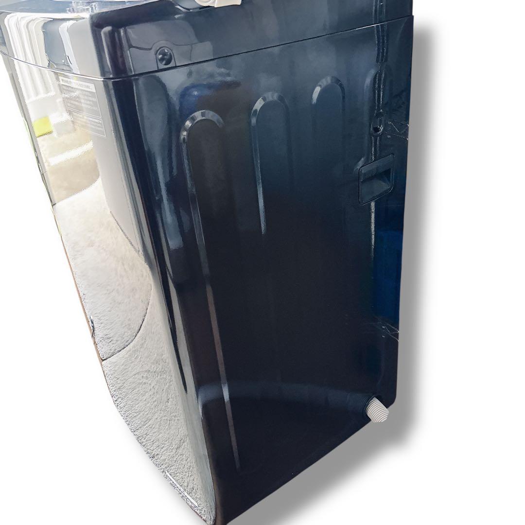 使用期間2ヶ月程度 Haier 全自動洗濯機 JW-U55MK 5.5kg 黒